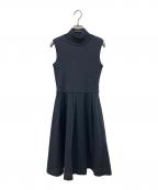 FOXEY BOUTIQUEフォクシー ブティック）の古着「ノースリーブニットワンピース」｜グレー