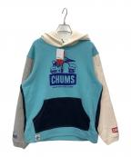 CHUMS×ORIONチャムス×オリオン）の古着「プルオーバーパーカー」｜ブルー