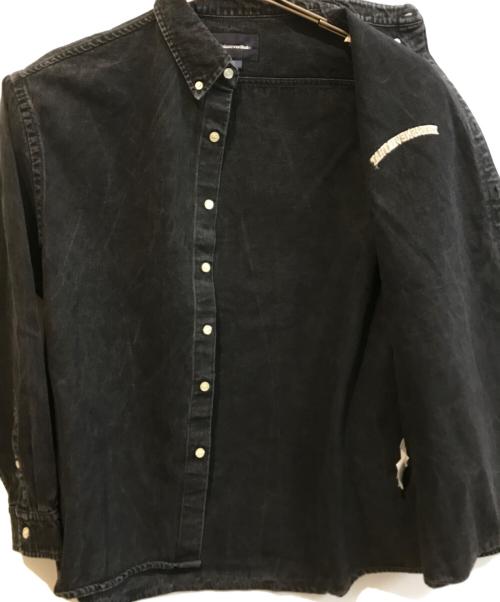 thisisneverthat（ディスイズネバーザット）thisisneverthat (ディスイズネバーザット) Washed Denim Shirt グレー サイズ:Lの古着・服飾アイテム