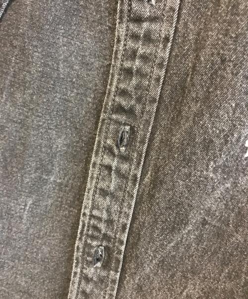 thisisneverthat（ディスイズネバーザット）thisisneverthat (ディスイズネバーザット) Washed Denim Shirt グレー サイズ:Lの古着・服飾アイテム