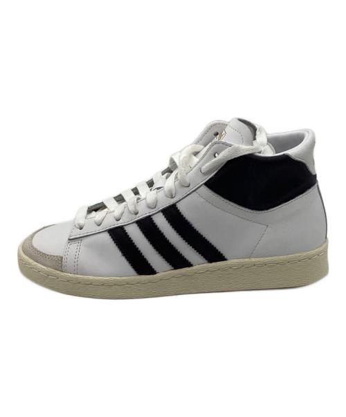 adidas（アディダス）adidas (アディダス) Jabbar Hi(ジャバー　ハイ) ホワイト×ブラック サイズ:US6の古着・服飾アイテム