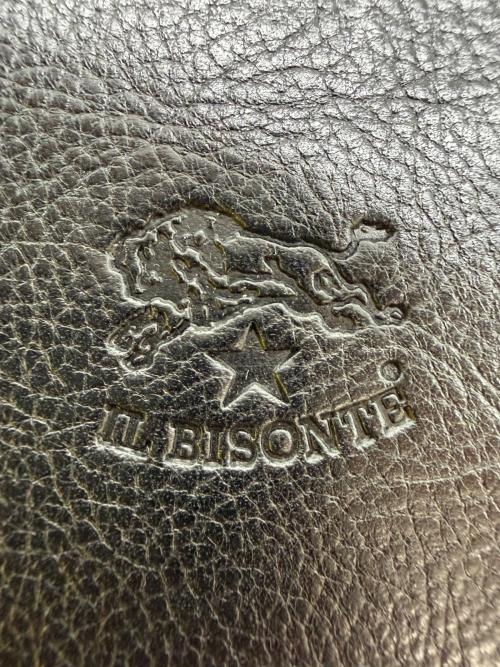 IL BISONTE（イル ビゾンテ）IL BISONTE (イル ビゾンテ) クロスボディレザーショルダーバッグ ブラックの古着・服飾アイテム