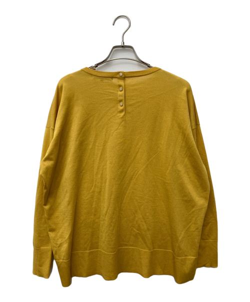 23区（ニジュウサンク）23区 (ニジュウサンク) オータムシャイニーニット イエロー サイズ:38の古着・服飾アイテム