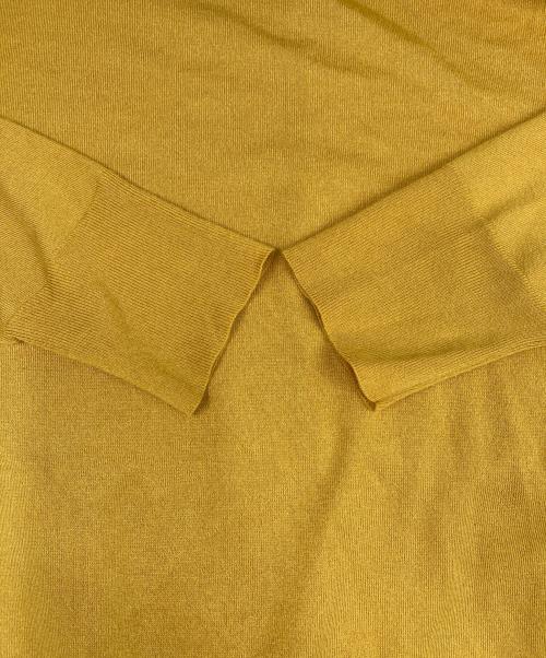23区（ニジュウサンク）23区 (ニジュウサンク) オータムシャイニーニット イエロー サイズ:38の古着・服飾アイテム