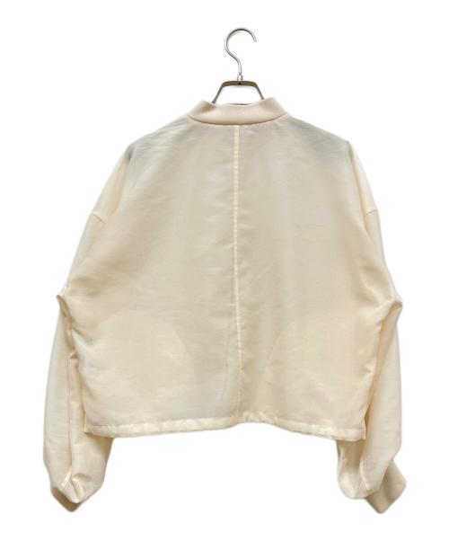 uncrave（アンクレイヴ）uncrave (アンクレイヴ) シアーブルゾン アイボリー サイズ:1の古着・服飾アイテム