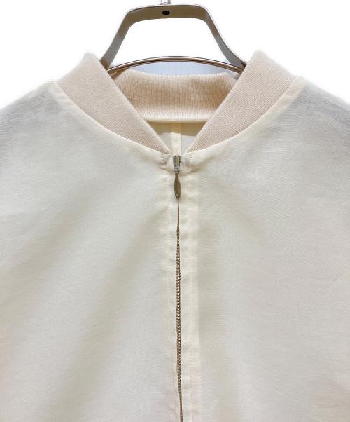uncrave（アンクレイヴ）uncrave (アンクレイヴ) シアーブルゾン アイボリー サイズ:1の古着・服飾アイテム