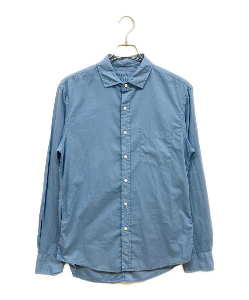 Frank&Eileen（フランクアンドアイリーン）Frank&Eileen (フランクアンドアイリーン) ライトポプリンシャツ ブルー サイズ:SMALLの古着・服飾アイテム