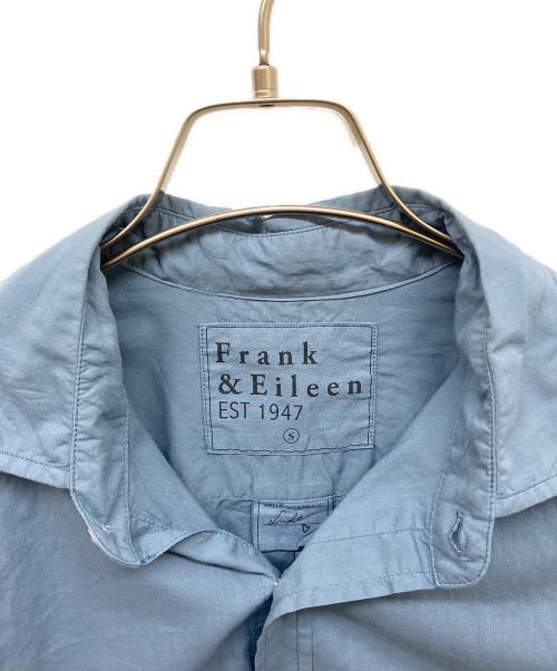 Frank&Eileen（フランクアンドアイリーン）Frank&Eileen (フランクアンドアイリーン) ライトポプリンシャツ ブルー サイズ:SMALLの古着・服飾アイテム