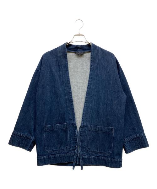 A.P.C.（アーペーセー）A.P.C. (アーペーセー) 半纏デニムジャケット インディゴ サイズ:Sの古着・服飾アイテム