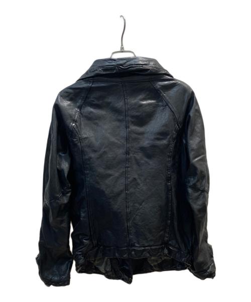 GIORGIO BRATO（ジョルジョブラッド）GIORGIO BRATO (ジョルジョブラッド) レザージャケット ブラック サイズ:40の古着・服飾アイテム