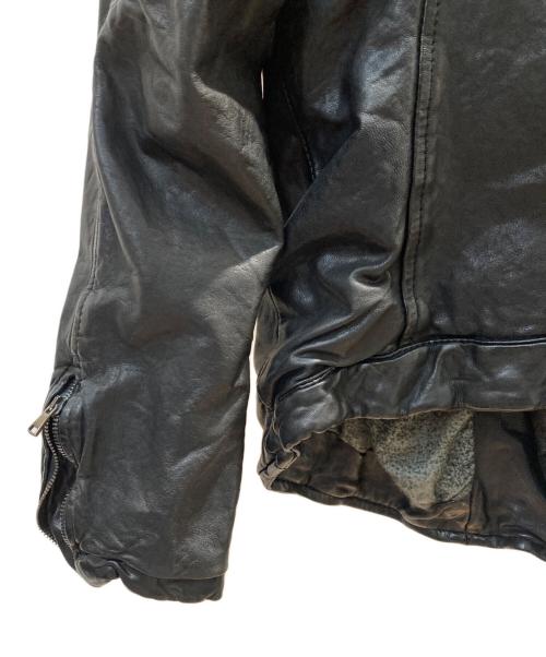 GIORGIO BRATO（ジョルジョブラッド）GIORGIO BRATO (ジョルジョブラッド) レザージャケット ブラック サイズ:40の古着・服飾アイテム