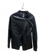GIORGIO BRATOジョルジョブラッド）の古着「レザージャケット」｜ブラック