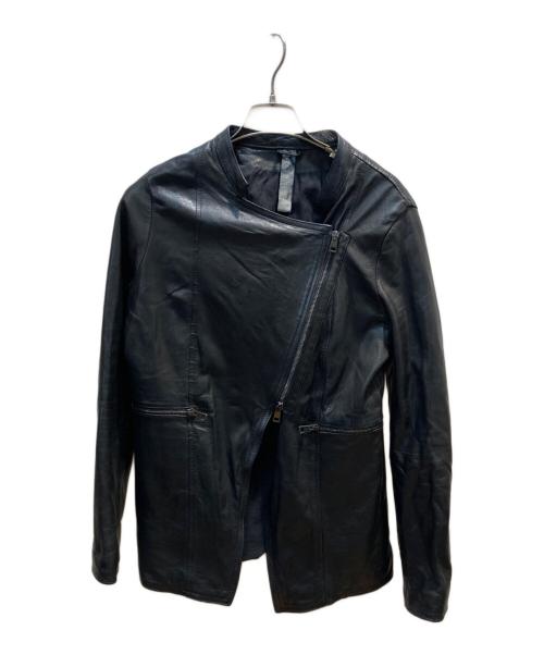 GIORGIO BRATO（ジョルジョブラッド）GIORGIO BRATO (ジョルジョブラッド) レザージャケット ブラック サイズ:44の古着・服飾アイテム