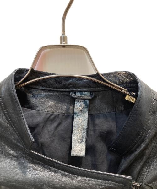 GIORGIO BRATO（ジョルジョブラッド）GIORGIO BRATO (ジョルジョブラッド) レザージャケット ブラック サイズ:44の古着・服飾アイテム