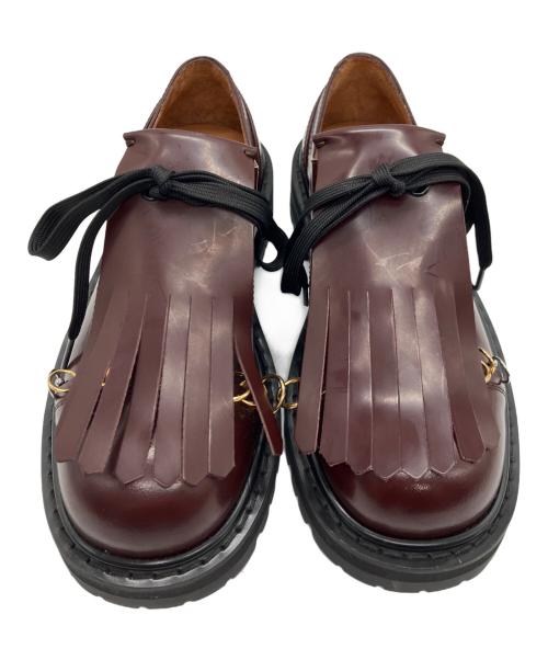 MARNI（マルニ）MARNI (マルニ) Dada フリンジ ダービーシューズ ブラウン サイズ:36の古着・服飾アイテム