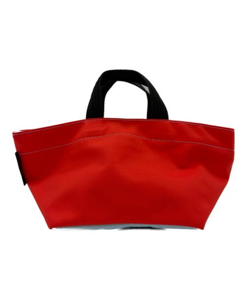 Herve Chapelier（エルベシャプリエ）Herve Chapelier (エルベシャプリエ) 舟形トートバッグ レッド×ブルーの古着・服飾アイテム