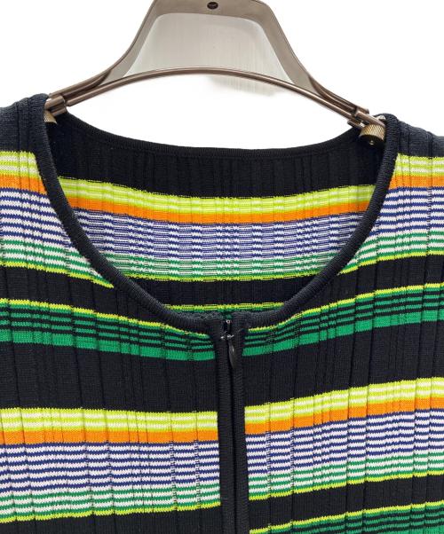 Adam et Rope（アダム エ ロペ）Adam et Rope (アダム エ ロペ) ハーフZIPニットワンピース ブラック サイズ:FREEの古着・服飾アイテム