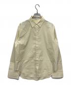 Nobleノーブル）の古着「タフタベルカフスレギュラーシャツ」｜イエロー
