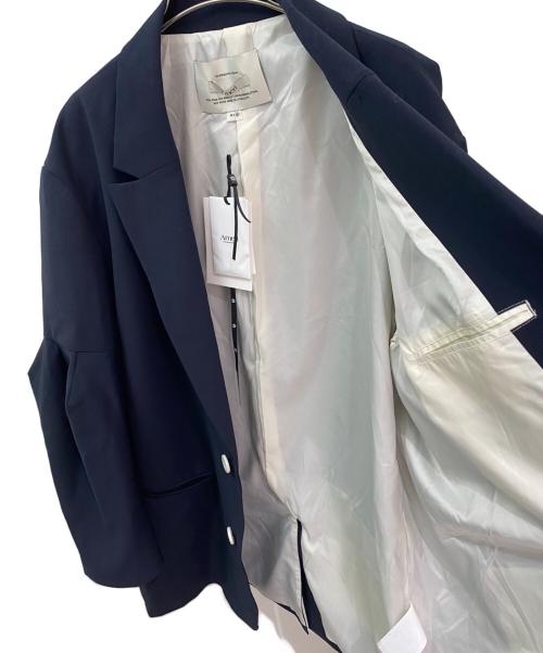 Ameri（アメリ）AMERI (アメリ) DIMENSIONAL SLEEVE JACKET ネイビー サイズ:Mの古着・服飾アイテム
