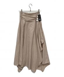 anuans（アニュアンス）の古着「ウールブレンドイレヘムスカート」｜ピンク