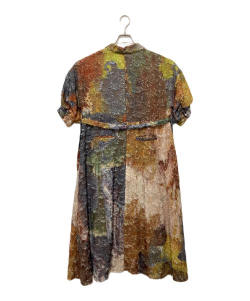 Ameri（アメリ）Ameri (アメリ) MEDI 2WAY RACHEL FLUFFY ART DRESS ブラウン サイズ:Sの古着・服飾アイテム