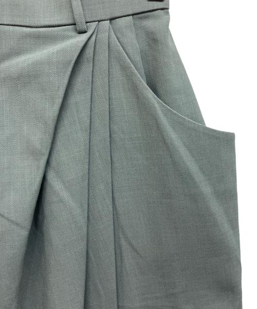 CLANE（クラネ）CLANE (クラネ) ASYMMETRY DRAPE SKIRT グレー サイズ:1 未使用品の古着・服飾アイテム