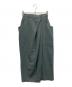 CLANE（クラネ）の古着「ASYMMETRY DRAPE SKIRT」｜グレー