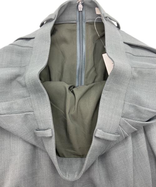 CLANE（クラネ）CLANE (クラネ) ASYMMETRY DRAPE SKIRT グレー サイズ:1 未使用品の古着・服飾アイテム