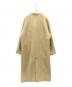 anuke (アンヌーク) Collarless Shaggy Coat ベージュ サイズ:38：11000円