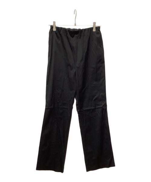 Noble（ノーブル）Noble (ノーブル) ストレッチサテンイージーパンツ ブラック サイズ:38 未使用品の古着・服飾アイテム
