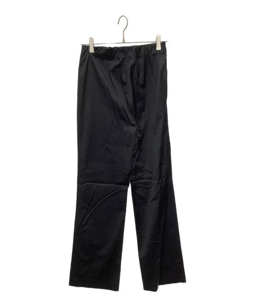 Noble（ノーブル）Noble (ノーブル) ストレッチサテンイージーパンツ ブラック サイズ:38 未使用品の古着・服飾アイテム