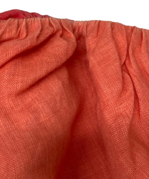 Kalita（カリタ）Kalita (カリタ) PERSEPHONE リネン バックオープンマキシドレス レッド サイズ:xxsの古着・服飾アイテム