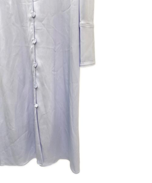 FETICO（フェティコ）FETICO (フェティコ) CUTOUT SATIN DRESS ライトブルー サイズ:１の古着・服飾アイテム