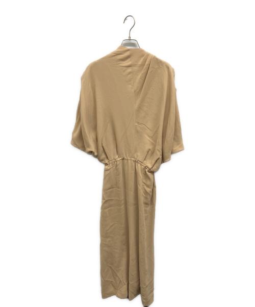 Mame Kurogouchi（マメクロゴウチ）Mame Kurogouchi (マメクロゴウチ) Lace Flap Collar Classic Dress　レース フラップ カラー クラシック ドレス ベージュ サイズ:1の古着・服飾アイテム