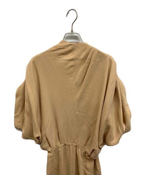 Mame Kurogouchi（マメクロゴウチ）Mame Kurogouchi (マメクロゴウチ) Lace Flap Collar Classic Dress　レース フラップ カラー クラシック ドレス ベージュ サイズ:1の古着・服飾アイテム