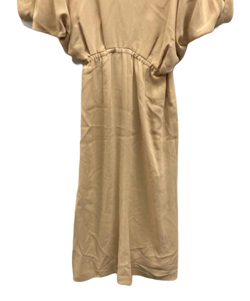 Mame Kurogouchi（マメクロゴウチ）Mame Kurogouchi (マメクロゴウチ) Lace Flap Collar Classic Dress　レース フラップ カラー クラシック ドレス ベージュ サイズ:1の古着・服飾アイテム