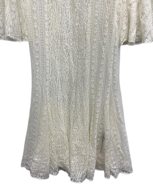 JOSE MOON（ジョゼムーン）JOSE MOON (ジョゼムーン) BELLSLEEVE LACE DRESS ホワイト サイズ:Freeの古着・服飾アイテム