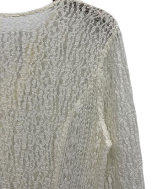 JOSE MOON（ジョゼムーン）JOSE MOON (ジョゼムーン) BELLSLEEVE LACE DRESS ホワイト サイズ:Freeの古着・服飾アイテム