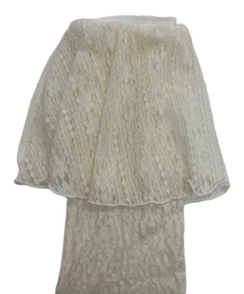 JOSE MOON（ジョゼムーン）JOSE MOON (ジョゼムーン) BELLSLEEVE LACE DRESS ホワイト サイズ:Freeの古着・服飾アイテム