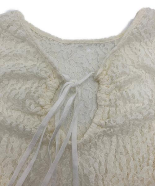 JOSE MOON（ジョゼムーン）JOSE MOON (ジョゼムーン) BELLSLEEVE LACE DRESS ホワイト サイズ:Freeの古着・服飾アイテム