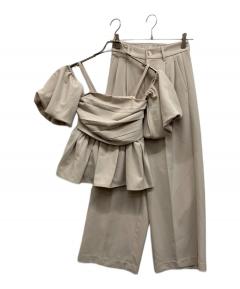 バーバリー　服飾セット 中古・古着通販】BURBERRY (バーバリー) 総柄シルクセットアップ