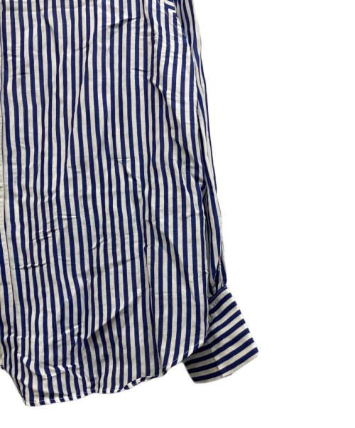 IENA（イエナ）IENA (イエナ) ラミーリヨセルノーカラーブラウス ブルー サイズ:Free 未使用品の古着・服飾アイテム