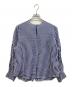 IENA (イエナ) ラミーリヨセルノーカラーブラウス ブルー サイズ:Free 未使用品：13000円