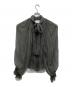 ATU BODY COUTURE（アウトボディクチュール）の古着「SILK CHIFFON BLOUSE」｜グレー