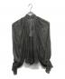 ATU BODY COUTURE (アウトボディクチュール) SILK CHIFFON BLOUSE グレー サイズ:xs 未使用品：13000円