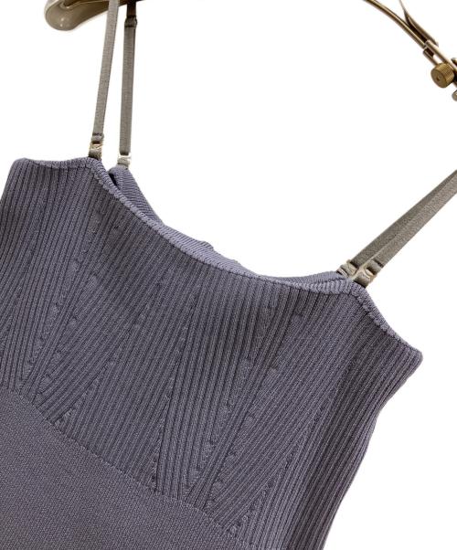 PRANK PROJECT（プランクプロジェクト）PRANK PROJECT (プランクプロジェクト) Knit Combi Bare Dress グレー サイズ:FREEの古着・服飾アイテム