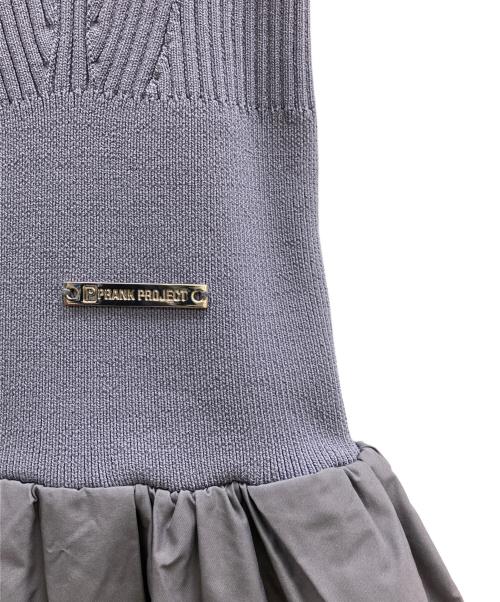 PRANK PROJECT（プランクプロジェクト）PRANK PROJECT (プランクプロジェクト) Knit Combi Bare Dress グレー サイズ:FREEの古着・服飾アイテム