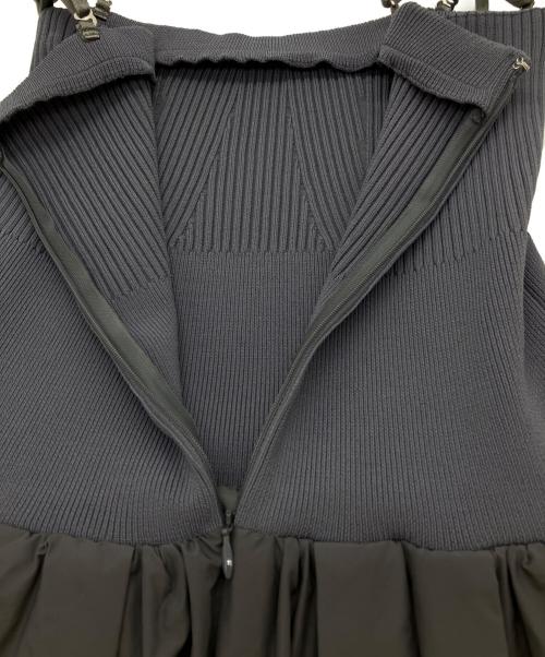 PRANK PROJECT（プランクプロジェクト）PRANK PROJECT (プランクプロジェクト) Knit Combi Bare Dress グレー サイズ:FREEの古着・服飾アイテム