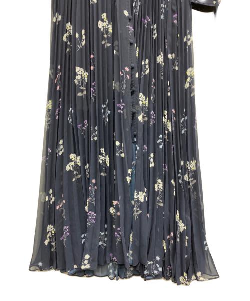SELF PORTRAIT（セルフ ポートレイト）SELF PORTRAIT (セルフ ポートレイト) VINTAGE FLORAL MAXI DRESS ネイビー サイズ:UK 6の古着・服飾アイテム