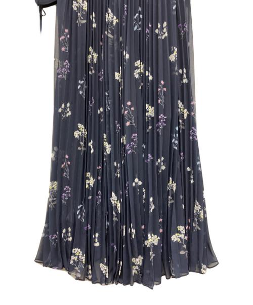 SELF PORTRAIT（セルフ ポートレイト）SELF PORTRAIT (セルフ ポートレイト) VINTAGE FLORAL MAXI DRESS ネイビー サイズ:UK 6の古着・服飾アイテム